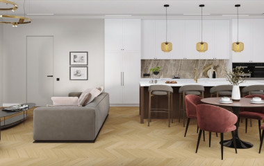 ПВХ плитка DAMY FLOOR Chevron LVT Тюильри