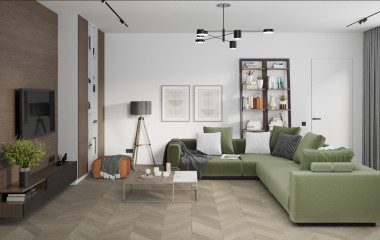 ПВХ плитка DAMY FLOOR Chevron LVT Пале-Рояль