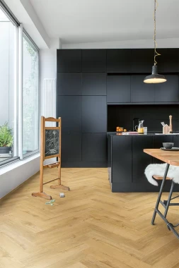 ПВХ плитка Quick Step Vinyl Flex PRISTINE Дуб оcенний медовый
