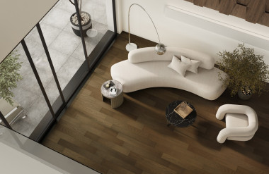 Кварцевый паркет Quartz Parquet Классик Дуб Брауни 413 5/0,6 мм