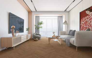 ПВХ плитка DAMY FLOOR Chevron LVT Блуа