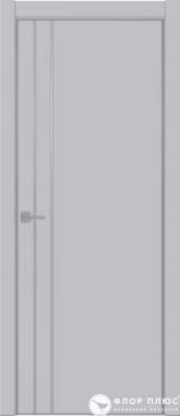 Дверь межкомнатная UBERTURE Тамбурат ПДТм 4105 Манхэттен серая кромка