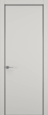 Дверь межкомнатная Hausdoors Керамик слоновая кость 1 Minimalism L REVERSE кромка матовая