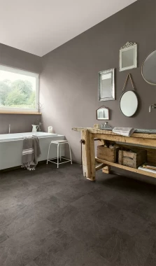 ПВХ плитка Quick Step Vinyl Flex BLUSH Сланец черный