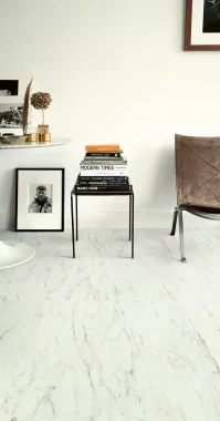 ПВХ плитка Quick Step Vinyl Flex BLUSH Мрамор белый лунный