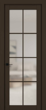 Дверь межкомнатная Hausdoors Керамик коричневый 5 New Classic ст.просветленное