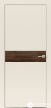 Дверь межкомнатная UBERTURE Тамбурат ПДТм 4106 Магнолия серая кромка