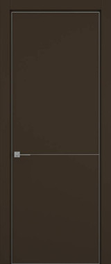 Дверь межкомнатная Hausdoors Керамик коричневый 2 Minimalism кромка матовая