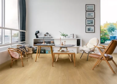 ПВХ плитка Quick Step Vinyl Flex LIV Дуб сатиновый средний натуральный