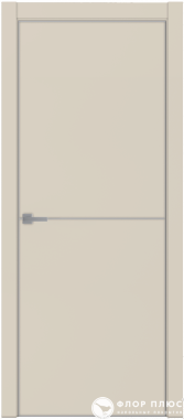 Дверь межкомнатная UBERTURE Тамбурат ПДТм 4102 Магнолия серая кромка