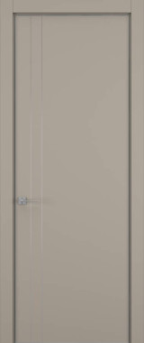 Дверь межкомнатная Hausdoors Керамик бежевый 4 Minimalism R REVERSE кромка матовая