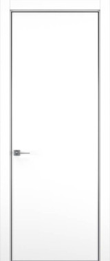 Дверь межкомнатная Hausdoors Керамик снежный 1 Minimalism L REVERSE кромка матовая