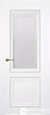 Дверь межкомнатная UBERTURE Прадо 602 аляска суперматовая остеклённая