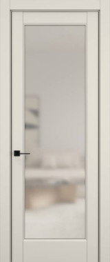 Дверь межкомнатная Hausdoors Керамик жемчужный 3 Soft Classic ст.просветленное