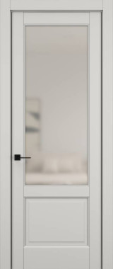 Дверь межкомнатная Hausdoors Керамик слоновая кость 4 Soft Classic ст.просветленное