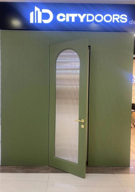 Дверь межкомнатная Сити Дорс Венеция-8 Эмаль стекло Флутис