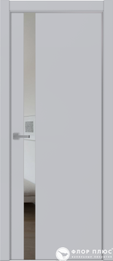 Дверь межкомнатная UBERTURE Тамбурат ПДТЗм 4104 Манхэттен серая кромка