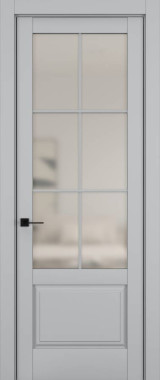 Дверь межкомнатная Hausdoors Шеллак серый 12 New Classic ст.матовое