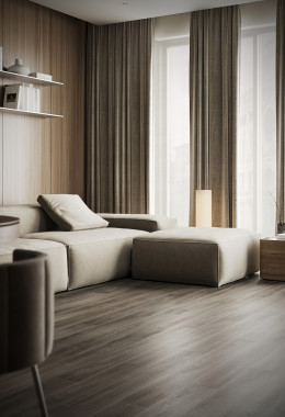 Кварцевый ламинат (SPC) Refloor Fargo Bevel Дуб Бастион 50-6191-41