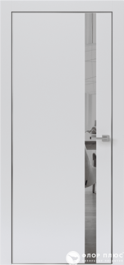 Дверь межкомнатная UBERTURE Тамбурат ПДТОз 4104 Манхэттен серая кромка
