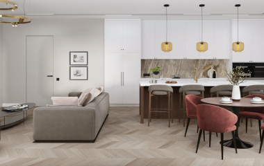ПВХ плитка DAMY FLOOR Chevron LVT Пале-Рояль