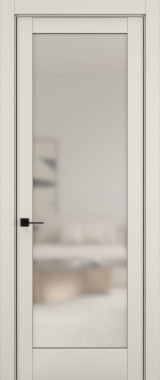 Дверь межкомнатная Hausdoors Керамик жемчужный 8 New Classic ст.просветленное