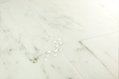 ПВХ плитка Quick Step Vinyl Flex BLUSH Мрамор белый лунный