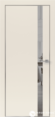 Дверь межкомнатная UBERTURE Тамбурат ПДТОз 4104 Магнолия серая кромка