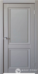 Дверь межкомнатная Деканто (Decanto) 1 серый бархат глухая в Екатеринбурге