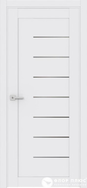 Дверь межкомнатная FRANT Fusion Lux L9 Белый бланко стекло мателюкс