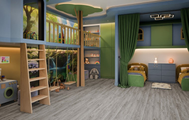 ПВХ плитка DAMY FLOOR Family LVT Дуб Английский