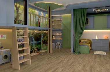 ПВХ плитка DAMY FLOOR Family LVT Орех Европейский