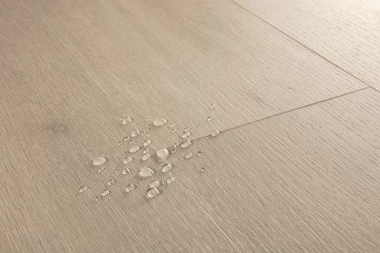 ПВХ плитка Quick Step Vinyl Flex LIV Дуб сатиновый серо-бежевый