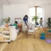 ПВХ плитка Quick Step BLOOM Дуб медовый брашированный