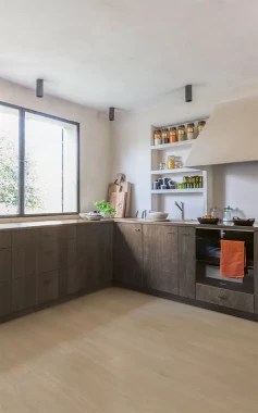 ПВХ плитка Quick Step Vinyl Flex LIV Дуб сатиновый серо-бежевый