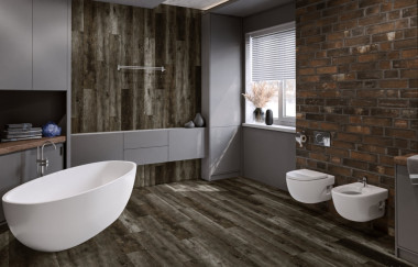 ПВХ плитка DAMY FLOOR Family LVT Дуб Рустикальный Черный